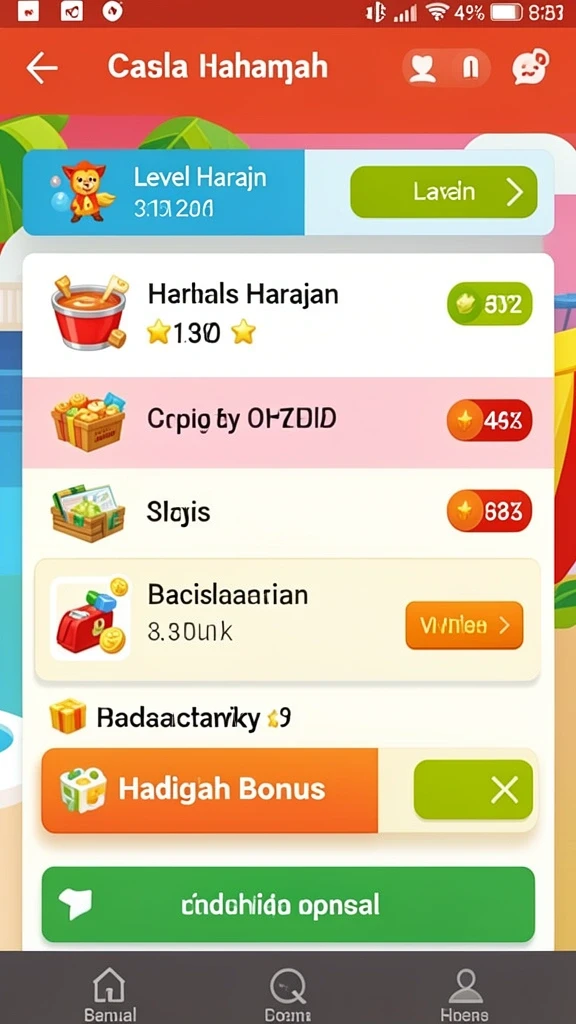 nanastoto - Tampilan antarmuka yang menarik dan user-friendly.
