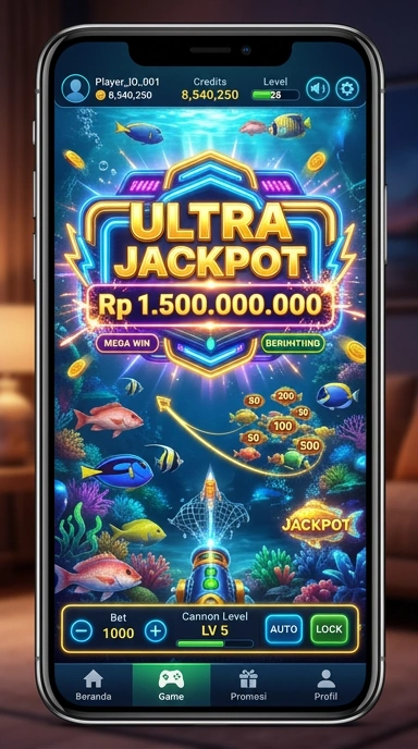 Layar utama tawonbet — antarmuka bersih setelah instalasi
